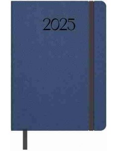 Agenda Día Página Manhattan 14x20 Azul 2025