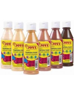 Témpera Paint  6 colores 250ml surtido multicultural