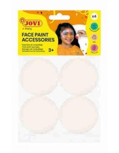 Esponjas para maquillaje - bolsa de 4 uds.Set de complementos maquillaje Face Paint