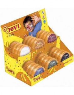 Maquillaje 24 botes de 8 ml en crema colores surtidos (6 colores x 4 uds. por color)