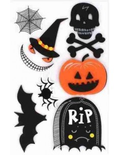 Figuras goma Eva adhesiva 3D Halloween