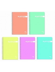 Cuaderno plastiPAC Pastel 80 hojas