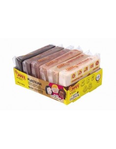 Plastilina Jovi 6 colores multicultural 6 pastillas de 50 gramos