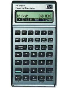 Calculadora financiera HP 17BII+