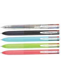Bolígrafo 4 colores Pilot Super Grip
