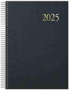 Agenda Día Página Segovia 14x20 Negra 2025