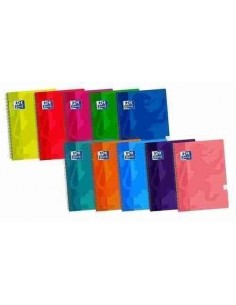 Cuadernos Oxford School tapa plástico 80 hojas