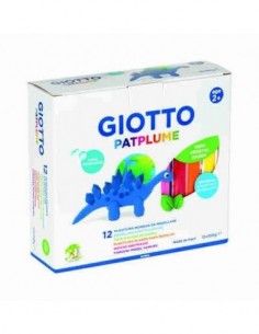 Plastilina Giotto Patplume 12 uds. colores surtidos