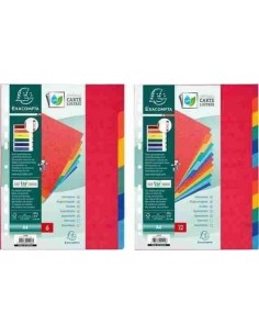 Separadores en cartulina lustrada