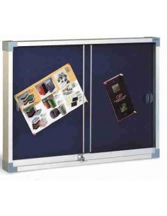 Vitrinas para anuncios tapizadas