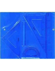 Estuche de reglas con broche