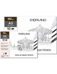 Láminas para dibujo lineal Fabriano