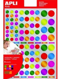 Gomets metálicos multicolores