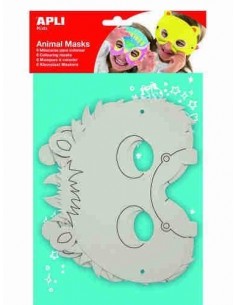 Máscaras de animales para colorear