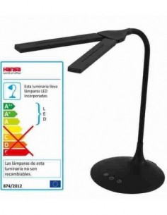 Lámpara de sobremesa LED Allentwin inalámbrica con 2 cabezales