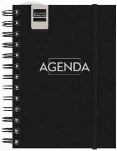 Agenda escolar Finocam Mini-institut 1/8 1DP 24-25 negro