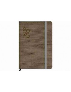 Agenda Día Página 2025 encuadernada tapa sintética flexible 16 x 23