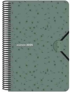 Agenda Semana Vista Espiral 2025  tapa polipropileno 16 x 23