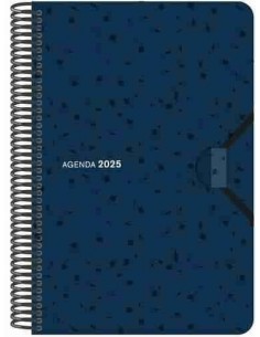 Agenda Día Página Espiral 2025 tapa polipropileno. 13
