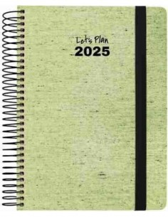 Agenda 25 D/P 15X21 ECOJEANS verde