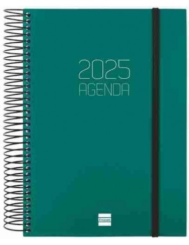 Agenda Día Página Opaque E10 Verde 2025