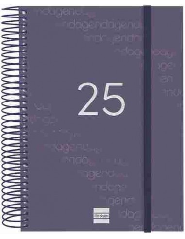 Agenda Día Página Year E10 Azul 2025