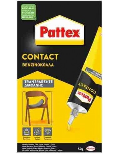 Pegamento contacto transparente