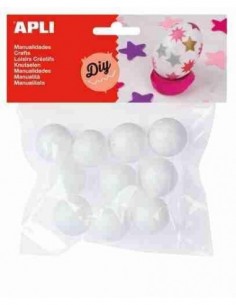 Bolas porexpan 25 mm 10 u.