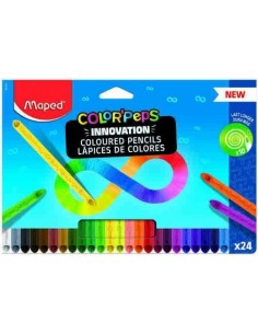 Lapiceros de colores Color'Peps Infinity caja de 24 uds.
