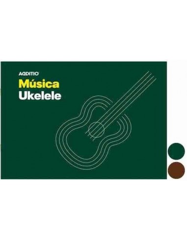 Cuaderno de música Ukelele 4 tetragramas