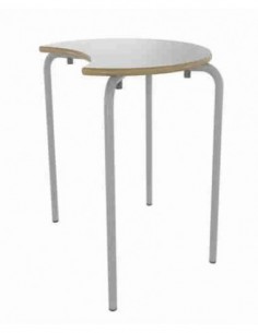 Mesa circulo Ø 70 con forma