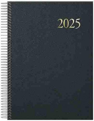 Agenda Día Página Segovia 14x20 Negra 2025