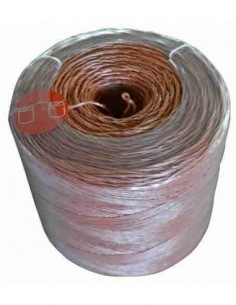 Rollo cuerda plástico rojo