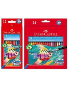 Ecolápices de colores acuarelables + pincel