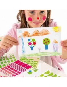 Gomets figuras geométricas en bolsa