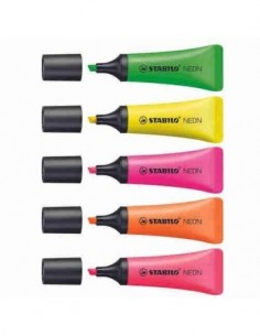 Marcador Fluorescente Neón en tubo