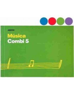 Cuaderno de música Combi 5 pentagramas 24 hojas