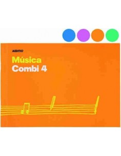 Cuaderno de música Combi 4 pentagramas 24 hojas