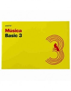 Cuaderno de música Basic 3 pentagramas 10 hojas