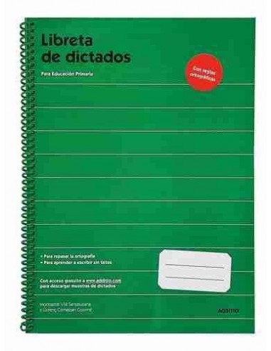 Libreta de dictados Educación Primaria