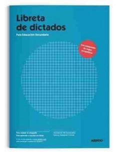 Libreta de dictados Educación Secundaria