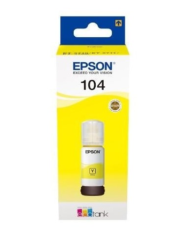 Epson tinta 104 EcoTank Yellow ink bottle