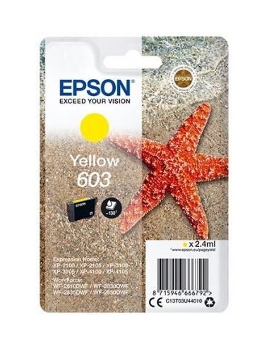 Epson tinta amarilla Std Estrella de mar 1 tinta 603 No Tag Single