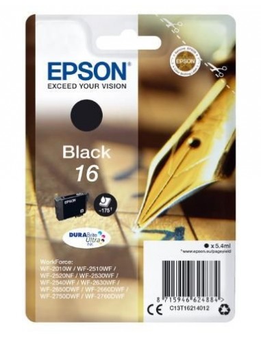 Epson DURABrite Ultra Ink Cartucho Negro 16