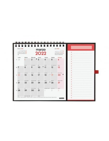 Calendario de pared Para escribir 14x15  con imán 2022