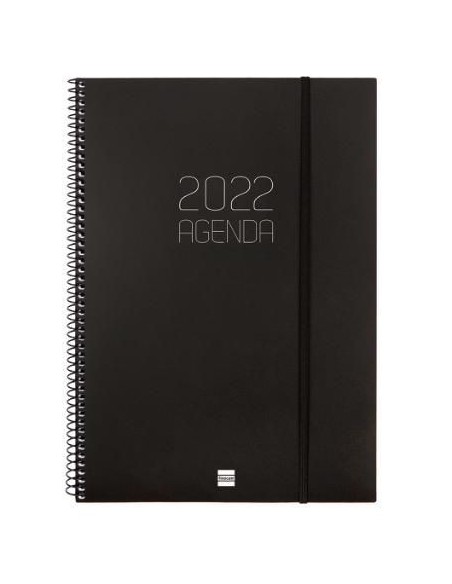 Agenda Semana vista Opaque E40 Negro 2022