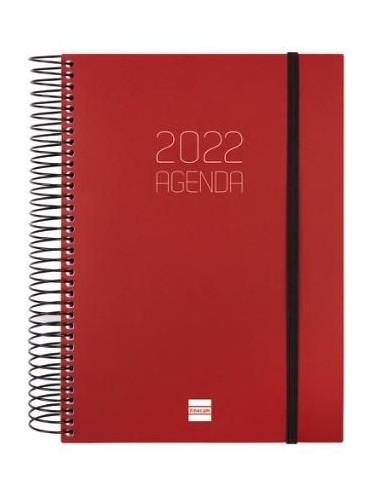 Agenda Día Página Opaque E10 Burdeos 2022