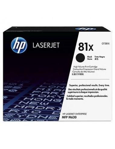 HP LaserJet M605 Toner Negro Alta 81X 25.000 páginas alta capacidad
