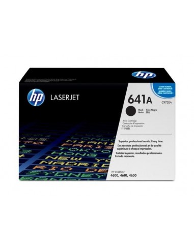 HP Laserjet Color 4600/4650 Toner Negro, 9.000 Páginas TONER 641A