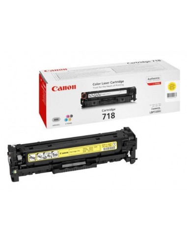 Canon LBP-7200CDN SERIE MF83XX Toner amarillo 718Y 2.900 paginas